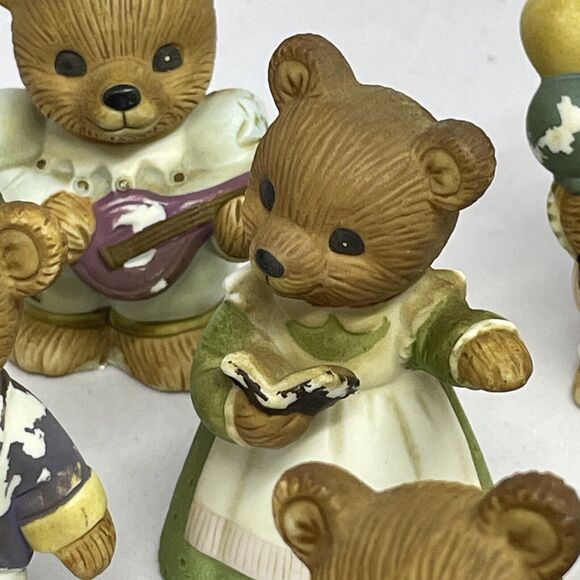 HOMCO Bears Ceramic Fireman Poodle Skirt Clown Teacher Doctor Chef ETC Lot of 15 - Picture 13 of 15